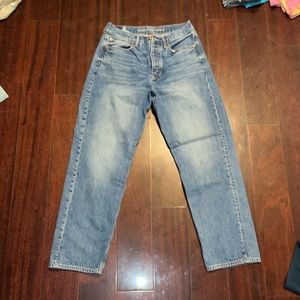 Straight leg American Eagle jeans.
